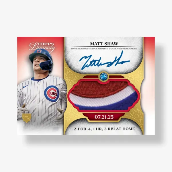 2025 Topps Dynasty Baseball Hobby Box - obrazek 2