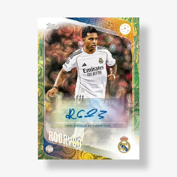 2025-26 Topps UEFA Club Competitions Carnaval Edition Hobby Box - obrazek 2