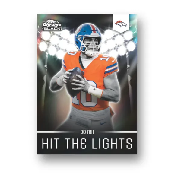 2025 Topps Chrome Black Football Hobby Box - obrazek 4