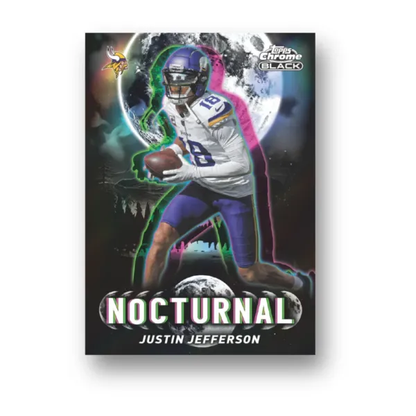2025 Topps Chrome Black Football Hobby Box - obrazek 3