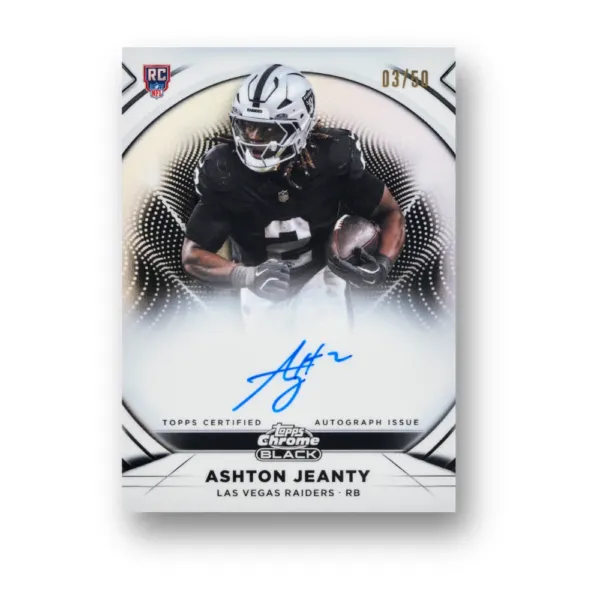 2025 Topps Chrome Black Football Hobby Box - obrazek 2
