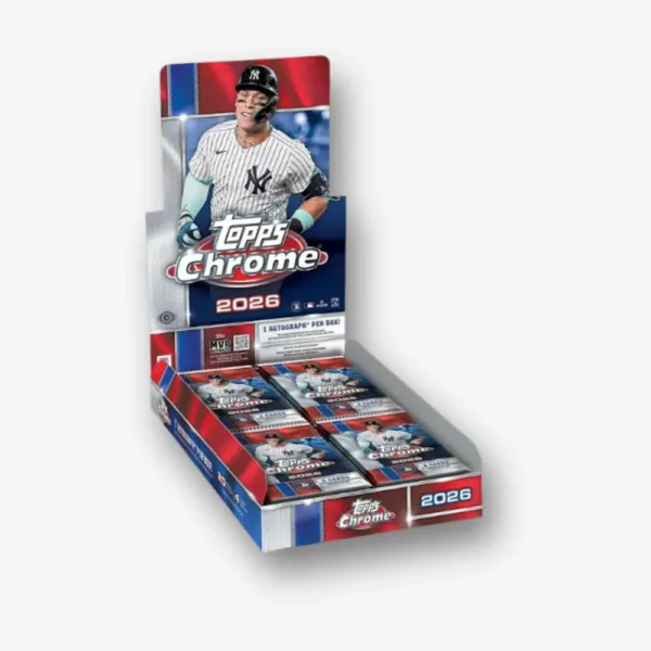 2026 Topps Chrome Baseball - Hobby box