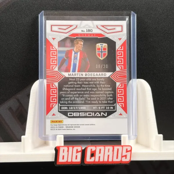 Martin Odegaard - Panini Obsidian 2023-24 - obrazek 2