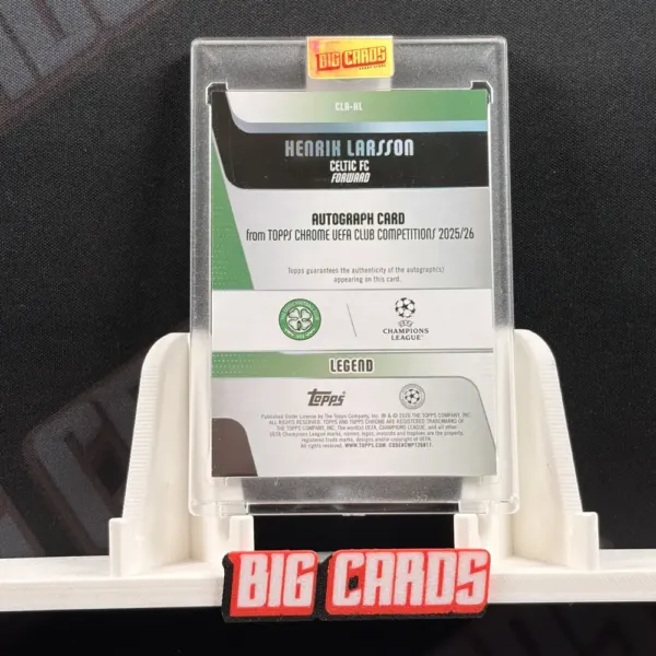 Henrik Larsson - Topps Chrome UCC 2025-26 - obrazek 2