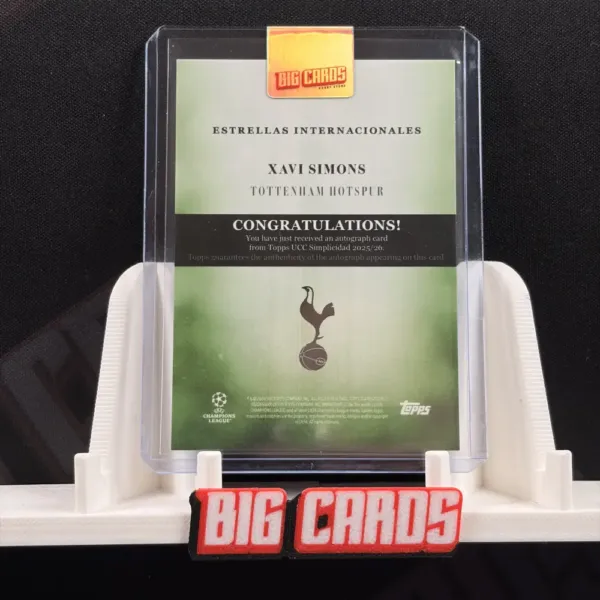 Xavi Simons - Topps UCC Simplicidad 2025/26 - obrazek 2