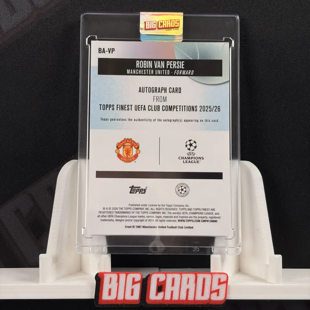 Robin Van Persie - Topps Finest UEFA Club Competitions 2025/26 - obrazek 2
