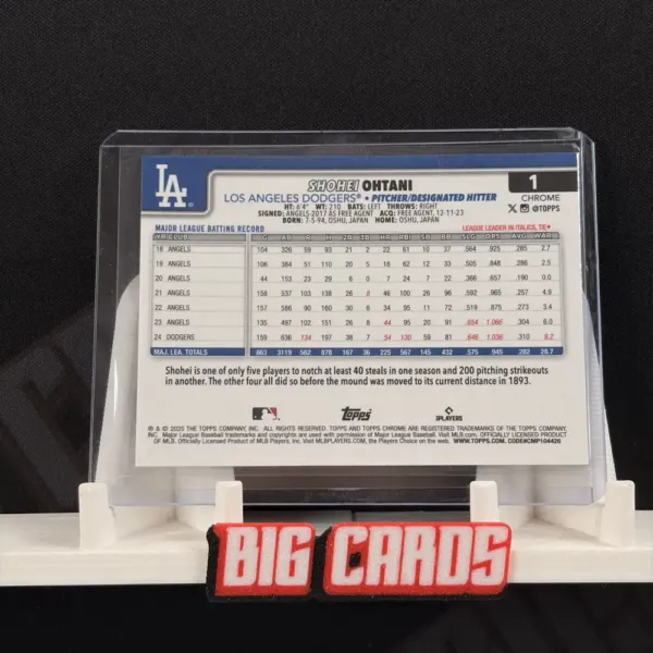 Shohei Ohtani - Topps Chrome Baseball 2025 - obrazek 2