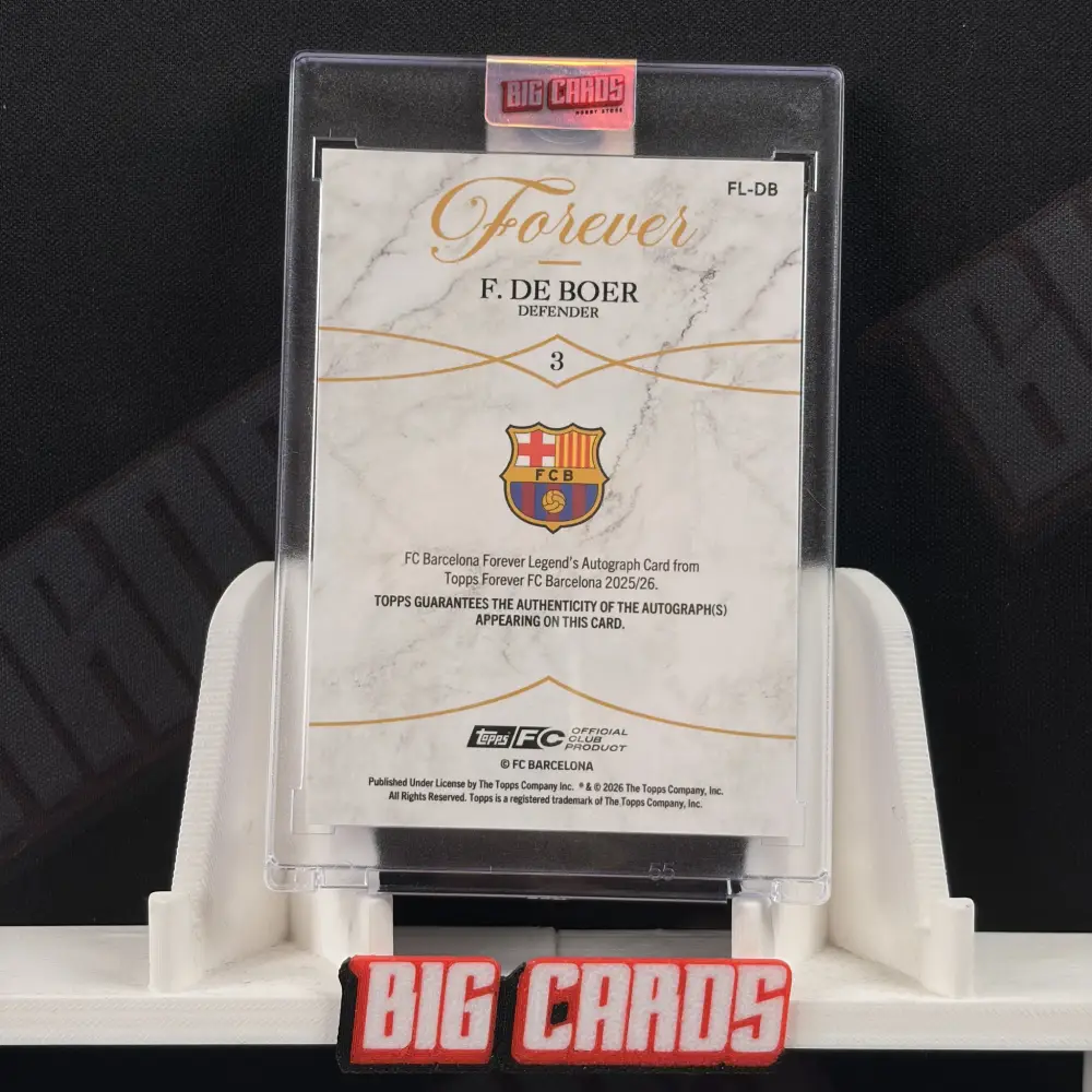 Frank de Boer - Topps Forever FC Barcelona 2025/26 - obrazek 2
