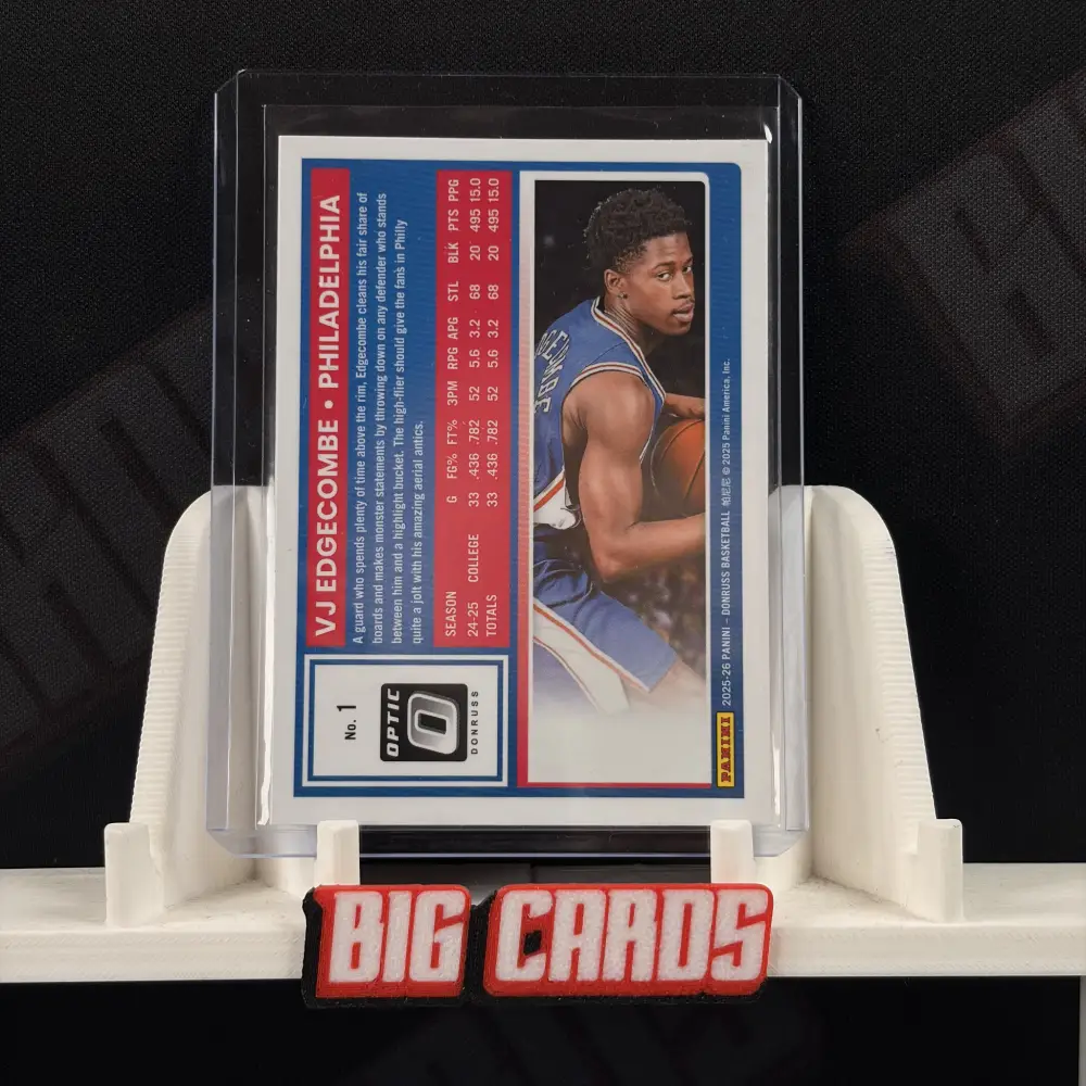 VJ Edgecombe - Donruss Optic 2025-26 - obrazek 2