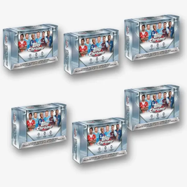 2025-26 Topps Chrome UEFA Club Competitions Breakers Delight Full Case 6x Box Break #792 - obrazek 2
