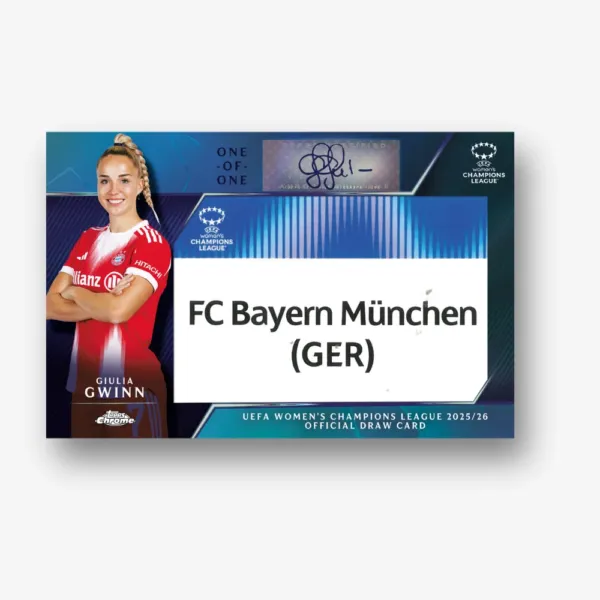 2025-26 Topps Chrome Sapphire UEFA Women’s Champions League - obrazek 2
