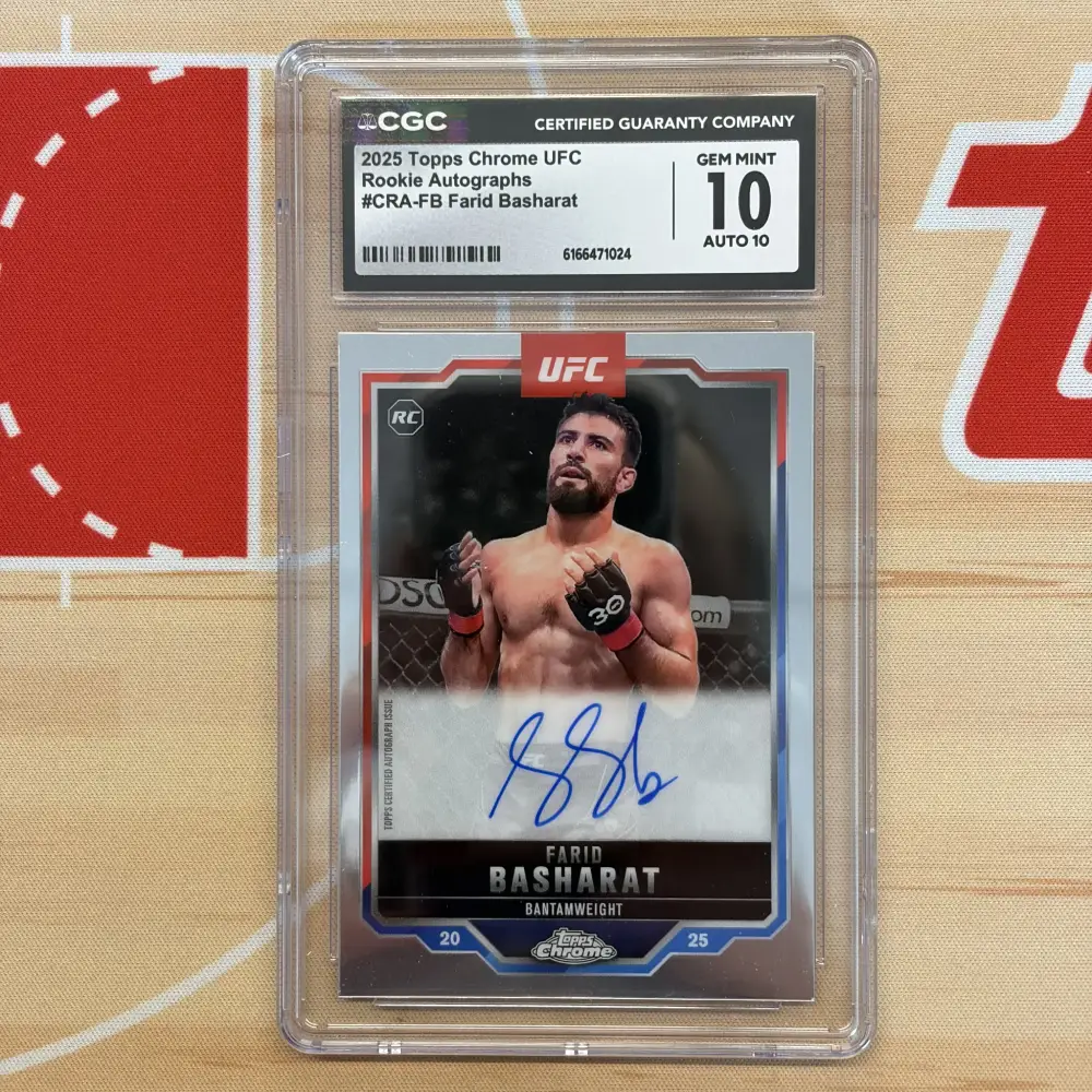 Farid Basharat - 2025 Topps Chrome UFC