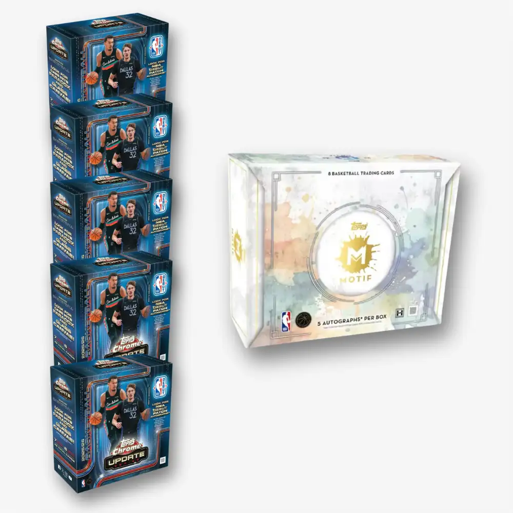 2025-26 Topps Motif Basketball 1x Box + Chrome Updates Basketball 5x Mega Box Break #835 - obrazek 2