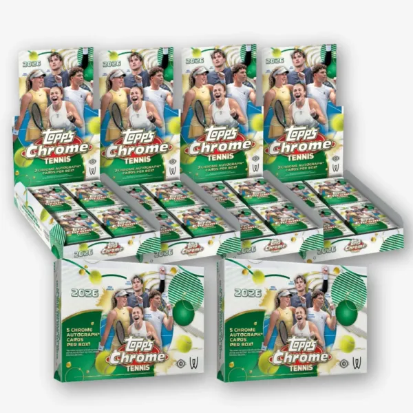 2026 Topps Chrome Tennis x4 Hobby box + 2026 Topps Chrome Tennis x2 Breakers Delight #872 - obrazek 2