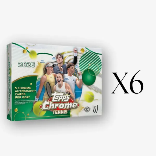 2026 Topps Chrome Tennis x6 Breakers Delight Full Case Break #873 - obrazek 2