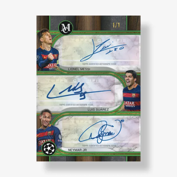 2025-26 Topps Museum UEFA Club Competition Hobby box - obrazek 4