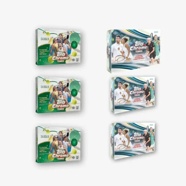 2026 Topps Chrome Tennis 3x Breakers Delight + 2025 3x Breakers Delight Break #880 - obrazek 2