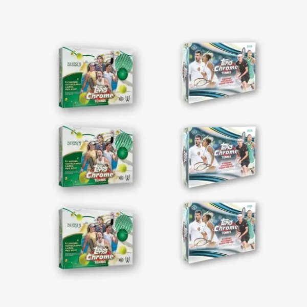 2026 Topps Chrome Tennis 3x Breakers Delight + 2025 3x Breakers Delight Break #902 - obrazek 2