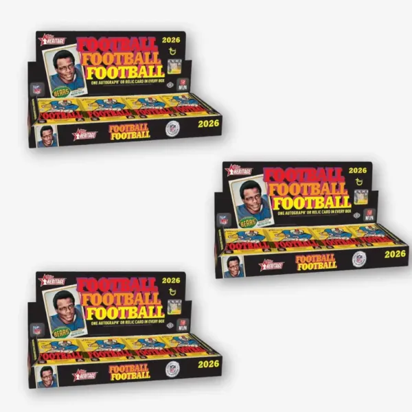 2026 Topps Heritage Football 3x Hobby Box Break #904 - obrazek 2