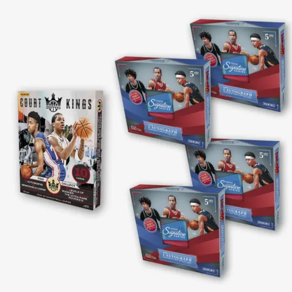 2025-26 Panini Signature Series Basketball 4x Hobby Box + Court Kings 1x Hobby Box Break #908 - obrazek 2